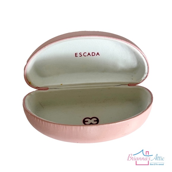 Escada Authentic Clamshell Hard Sunglass Case Large Size Pink - Picture 2 of 5